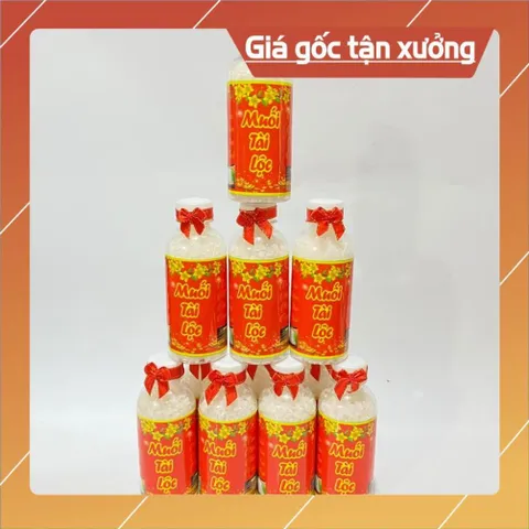 Chai Muối Tài Lộc Phong Thuỷ May Mắn Thờ Cúng Bàn Thần Tài Năm Mới Chiêu Tài Chiêu Lộc