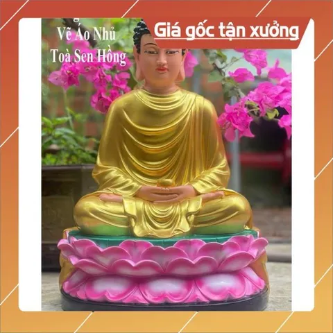 TƯỢNG PHẬT BỔN SƯ THÍCH CA MÂU NI cao 45cm chất liệu poly 🌼🌼 có hoả tốc