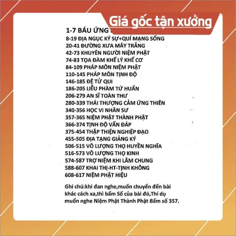 Thẻ 8G Chép Sẵn 617 Bài Tổng Hợp Pháp Môn Niệm Phật - Kinh Thiện Ác Nhân Quả, Trợ Niệm Khi Lâm Chung