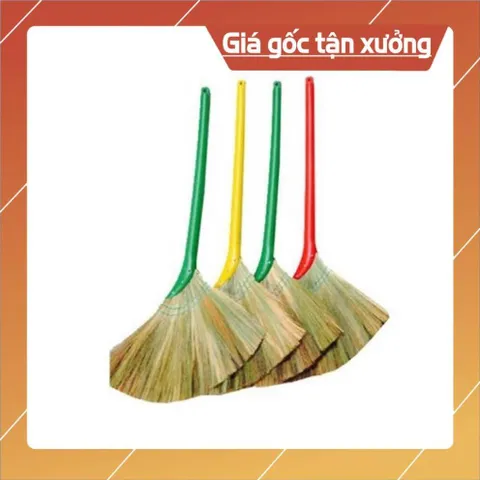 Chổi Chít Quét Dọn Cán Nhựa Loại Tốt bông tốt sạch 100%