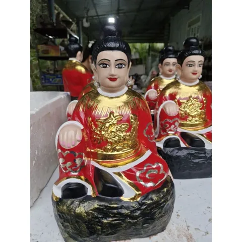 Tượng Bà Chúa Xứ An Giang Cao 30cm Chất Liệu Bột Đá Composite Cao Cấp.st550