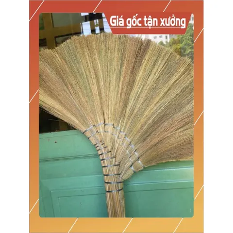 Chổi quét nhà loại DÀY, ĐẶC BIỆT ĐÃ LÀM SẠCH BÔNG CỎ(90 đến 95%) có hoả tốc