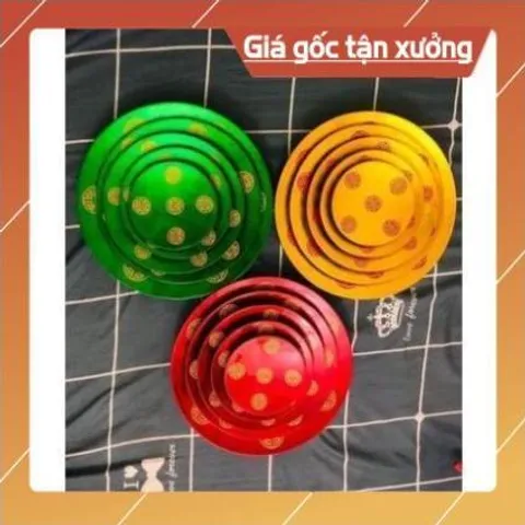 Bộ tranh ngũ vị tôn quan cao 40cm ép plastic