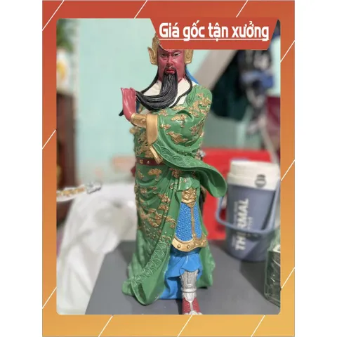 Tôn Tượng Quan Thánh , Quan Công Đứng 40 COMPOSITE ĐÀI LOAN CAO CẤP