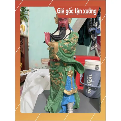 Tôn Tượng Quan Thánh , Quan Công Đứng 40 COMPOSITE ĐÀI LOAN CAO CẤP