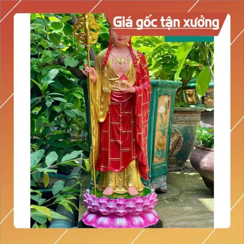 TƯỢNG ĐỊA TẠNG VƯƠNG BỒ TÁT ĐỨNG 50CM  COMPOSITE