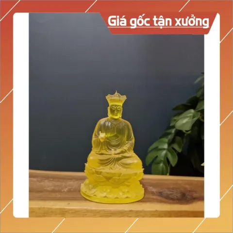 Tượng Địa Tạng vương bồ tát mini 7cm composite nhiều màu