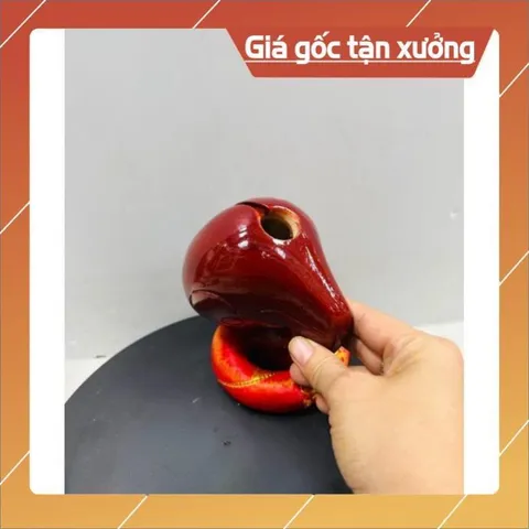 Mỏ tụng kinh, mỏ tụng kinh làm bằng gỗ mít CAO 9CM, NGANG 11CM