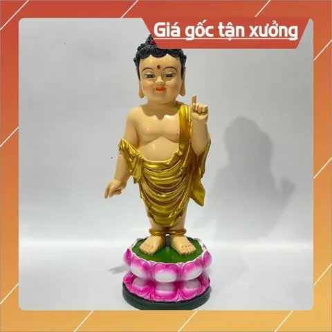 Tượng Đức Phật đản sanh cao 24cm-Nhiều mẫu 3 MÀU