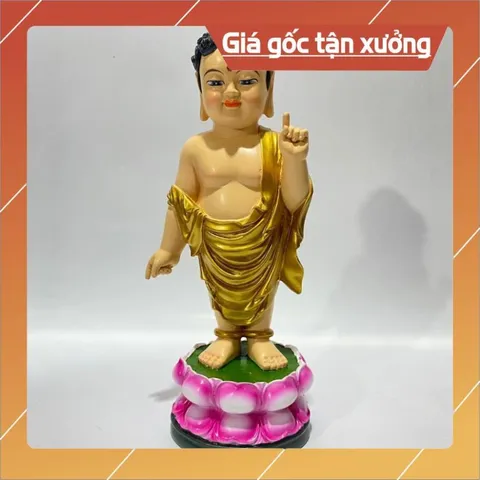 Tượng Đức Phật đản sanh cao 24cm-Nhiều mẫu 3 MÀU