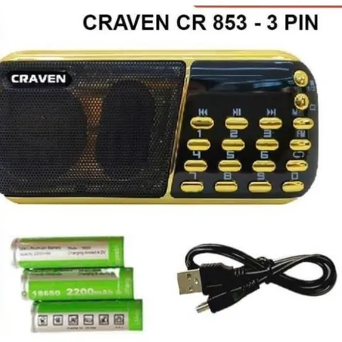 Loa Tắm Ngôn Ngữ Cho Bé, Loa Craven CR 853 3P Chính Hãng