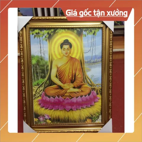 Khung tranh Phật CÓ HOẢ TỐC