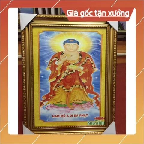 Khung tranh Phật CÓ HOẢ TỐC
