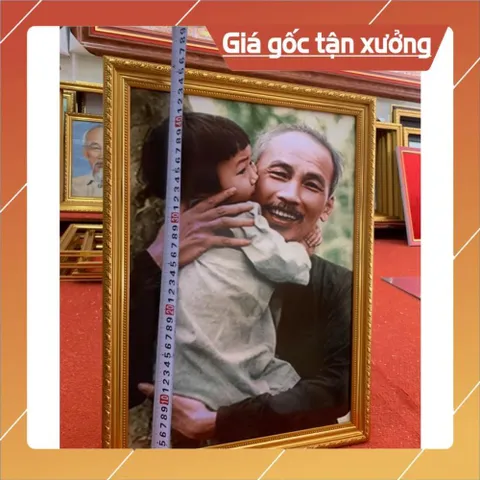 Khung Ảnh về Bác CÓ HOẢ TỐC