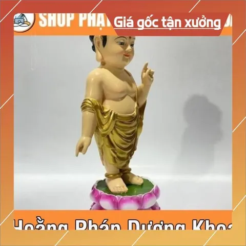 Tượng Đản Sanh Cao 24cm Đứng Nhiều Màu  DƯƠNG KHOA SHOP DƯƠNG KHOA SHOP