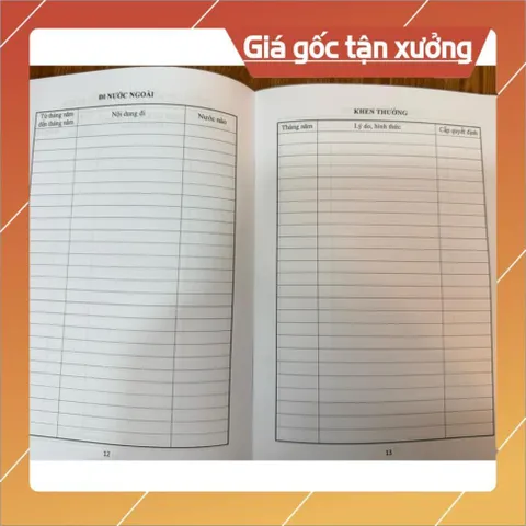 LÝ LỊCH ĐẢNG VIÊN - combo 5 cuốn (HD 38)