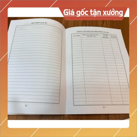 LÝ LỊCH ĐẢNG VIÊN - combo 5 cuốn (HD 38)