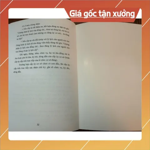 LÝ LỊCH ĐẢNG VIÊN - combo 5 cuốn (HD 38)