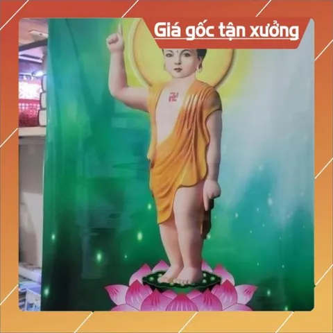 Tranh CUỘN Mừng Phật Đản Sanh 2024 KÍCH CỠ 40cm x 60cm cực đẹp và các hình PHẬT, BỒ TÁT khác ĐỂ TREO HOẶC THỜ