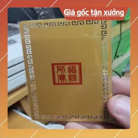 kim bài linh phù Tứ đại nguyên soái HÀNG CAO CẤP, có hoả tốc
