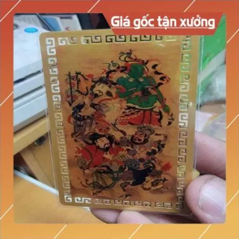 kim bài linh phù Tứ đại nguyên soái HÀNG CAO CẤP, có hoả tốc