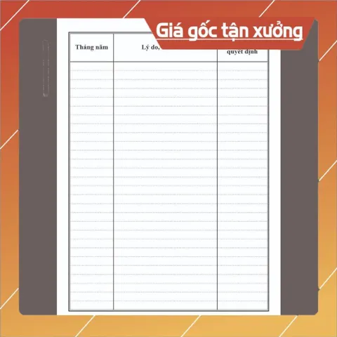 LÝ LỊCH ĐẢNG VIÊN mẫu 1-HSĐV - CHUẨN MẪU theo hướng dẫn số 38 - (Loại 24 trang, 28 trang, 32 trang và 40 trang)