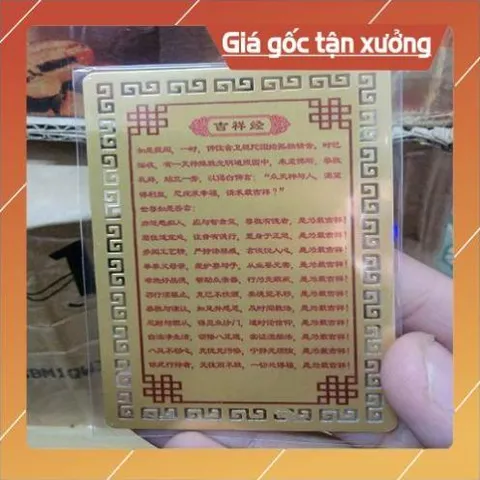 kim bài linh phù quan thánh đế quân HÀNG CAO CẤP, có hoả tốc