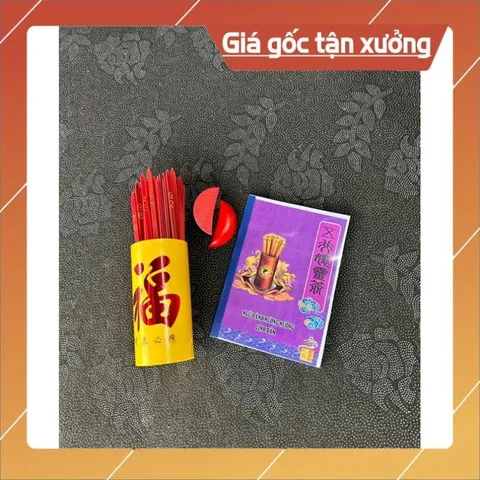Combo bộ ống xăm nhựa 100 quẻ kèm keo gỗ +  sách giải Ngũ Hành Linh Xâm