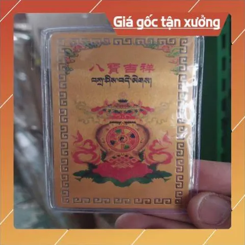 kim bài linh phù bát bảo đại cát HÀNG CAO CẤP, có hoả tốc
