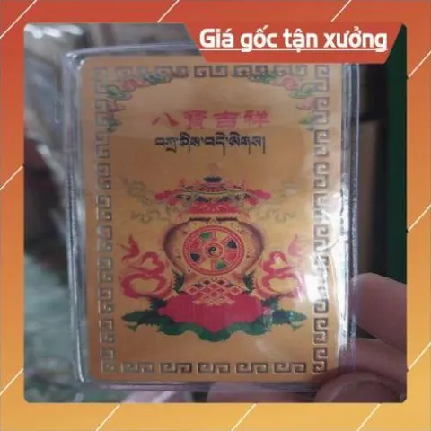 kim bài linh phù bát bảo đại cát HÀNG CAO CẤP, có hoả tốc