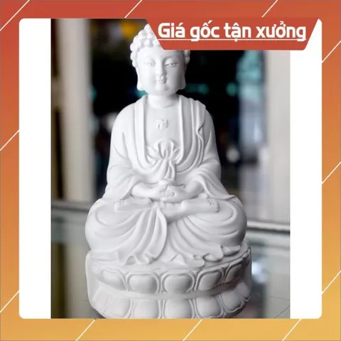 Tượng Đức Phật A Di Đà ngồi cao 15cm-nhiều mẫu composite