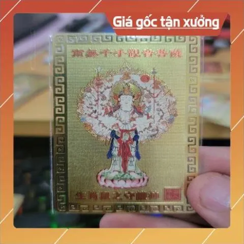 kim bài linh phù quan âm thiên thủ thiên nhãn HÀNG CAO CẤP, có hoả tốc