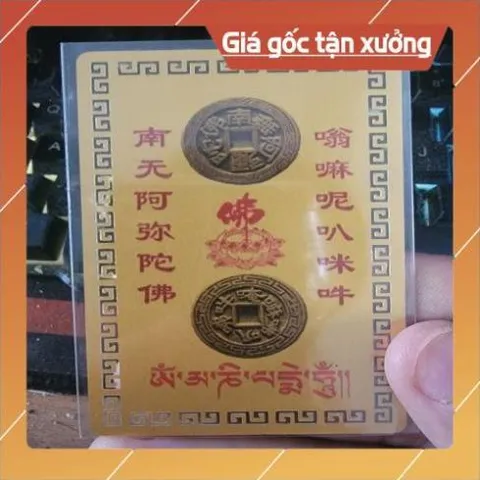 kim bài linh phù tế công HÀNG CAO CẤP, có hoả tốc