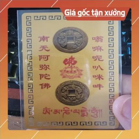 kim bài linh phù tế công HÀNG CAO CẤP, có hoả tốc