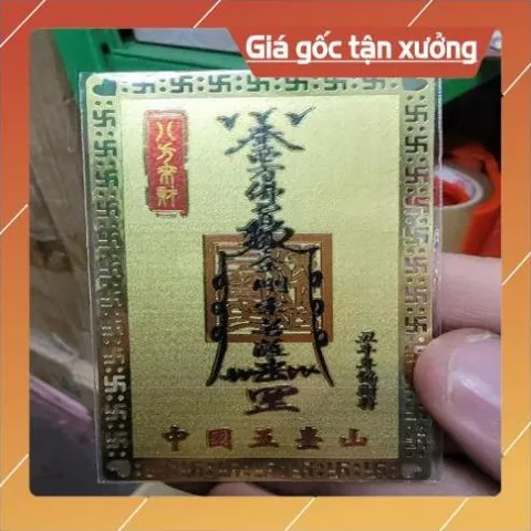kim bài linh phù hư không tạng HÀNG CAO CẤP, có hoả tốc