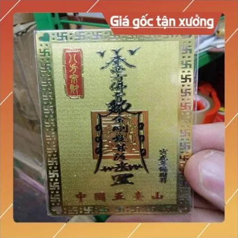 kim bài linh phù hư không tạng HÀNG CAO CẤP, có hoả tốc