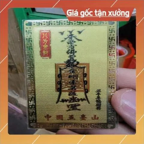 kim bài linh phù hư không tạng HÀNG CAO CẤP, có hoả tốc