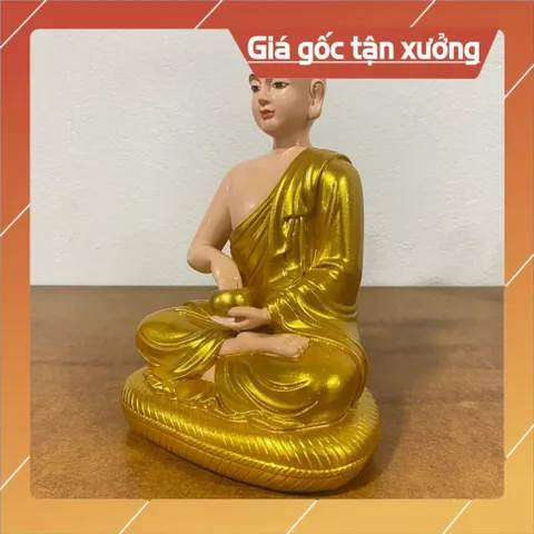 Tôn Tượng Thánh Tăng Sivali Ngồi 21cm Nhiều Màu Nhựa Composite NHIỀU MẦU