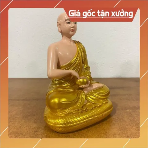 Tôn Tượng Thánh Tăng Sivali Ngồi 21cm Nhiều Màu Nhựa Composite NHIỀU MẦU
