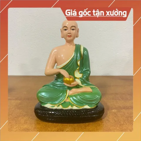 Tôn Tượng Thánh Tăng Sivali Ngồi 21cm Nhiều Màu Nhựa Composite NHIỀU MẦU