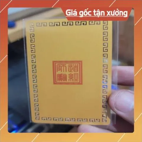 kim bài linh phù long vương HÀNG CAO CẤP, có hoả tốc