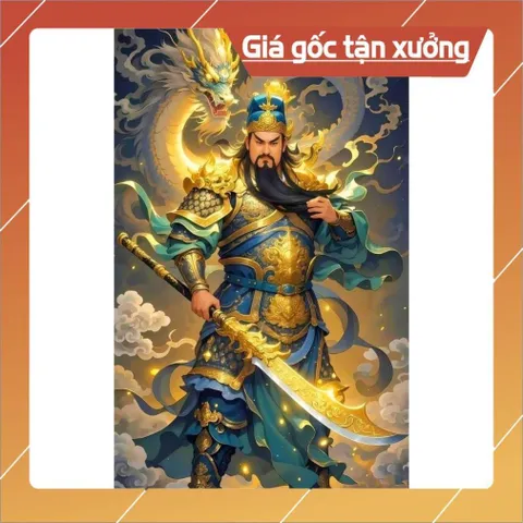 Khung Tranh QUAN THÁNH ĐỂ QUÂN 25cm x 35cm