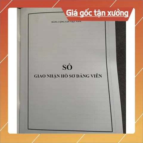 SỔ GIAO NHẬN HỒ SƠ ĐẢNG VIÊN ( mẫu 10-HSĐV) có hoả tốc