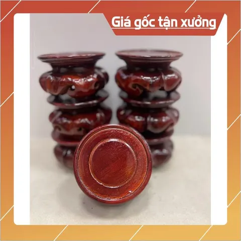 Đôn gỗ - đế gỗ tròn - đôn gỗ đặt tượng, đặt lư hương bát nhang thờ cúng 🌸🌸 có hoả tốc
