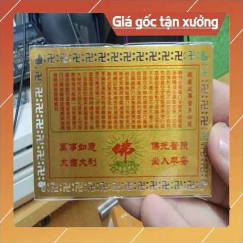 kim bài linh phù tam thế phật HÀNG CAO CẤP, có hoả tốc
