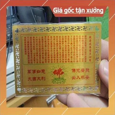 kim bài linh phù tam thế phật HÀNG CAO CẤP, có hoả tốc