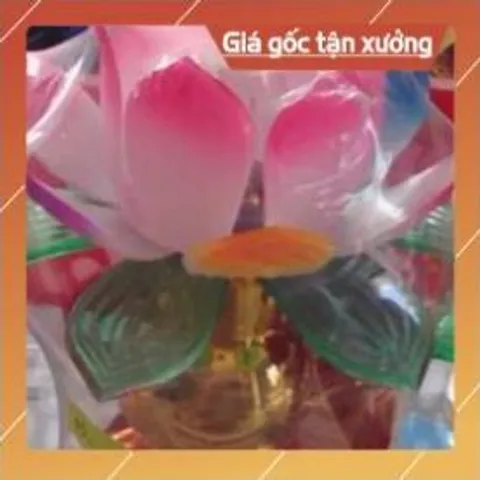 Đèn hoa sen, đèn thờ để trang trí bàn thờ PT60