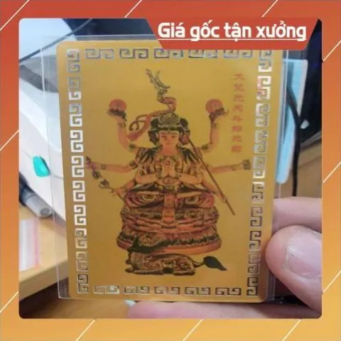 kim bài linh phù đẩu mẫu nguyên quân HÀNG CAO CẤP, có hoả tốc