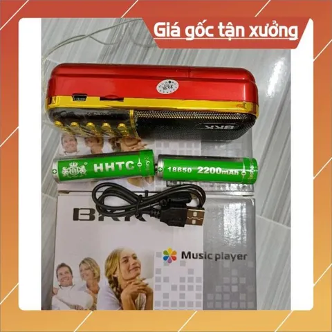 Loa Đài Nghe kinh pháp.BKK-B851+2pin+2 khe cắm Thẻ.Có hỗ Trợ Radio Đài Fm HOẢ TỐC