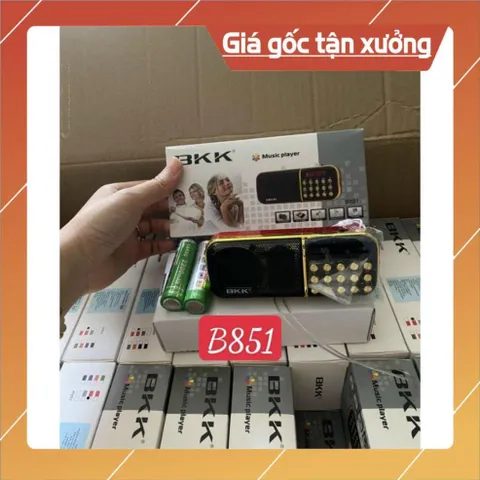 Loa Đài Nghe kinh pháp.BKK-B851+2pin+2 khe cắm Thẻ.Có hỗ Trợ Radio Đài Fm HOẢ TỐC